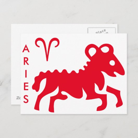 Teken en symbool van de treinen Briefkaart (Voorkant / Achterkant)