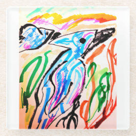 Teken Glazen Onderzetter