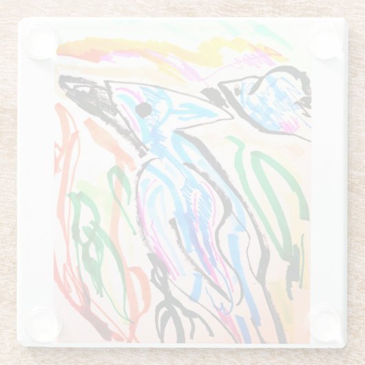 Teken Glazen Onderzetter (Achterkant)