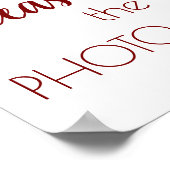 Teken het foto-Lijst | Script-Poster Poster (Hoek)