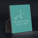 Teken het Wachtwoord van Wifi van Turquoise met de Fotoplaat<br><div class="desc">Houd uw gasten verbonden met dit stijlvolle, turquoise WiFi-wachtwoordteken. De vetgedrukte witte tekst op de turkooisachtergrond is gemakkelijk te lezen en zal elk thuisdecor aanvullen. Dit bord is ideaal voor het weergeven op een bureau, plank of tafel, terwijl het 5, 25x5, 25 inch wordt gemeten en voorzien is van een...</div>