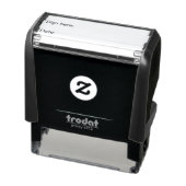 Teken hier en datum bedrijf zelfinktende stempel (Product)