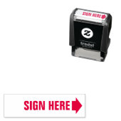 Teken hier met Pijl Documenten Zelfinkkend Stempel (In situ)