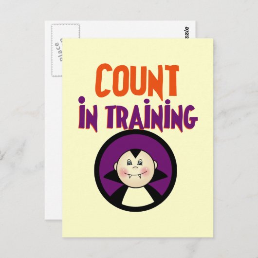 Teken in trainingshirts en cadeaus briefkaart (Voorkant / Achterkant)