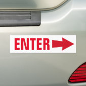 Teken invoeren bumpersticker (Op auto)