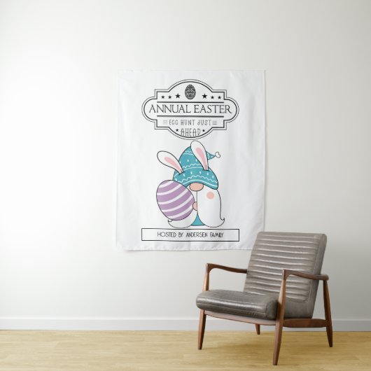  teken Jaarlijkse Paaseierjacht Konijnenkabouter Wandkleed (In situ)