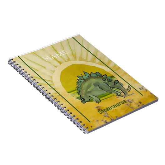 Teken je eigen Stegosaurus Notitieboek (Rechterzijde)