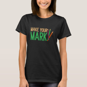 Teken je eigen stempel t-shirt