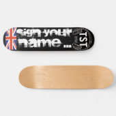 TEKEN JOUW NAAM... PERSOONLIJK SKATEBOARD (Horizontaal)