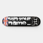 TEKEN JOUW NAAM... PERSOONLIJK SKATEBOARD (Horizontaal)