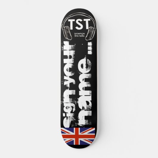 TEKEN JOUW NAAM... PERSOONLIJK SKATEBOARD (Voorkant)