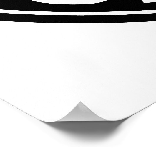  teken Laatste Garage Chance Poster (Hoek)