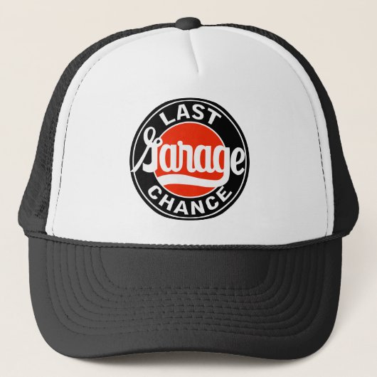  teken Laatste Garage Chance Trucker Pet (Voorkant)