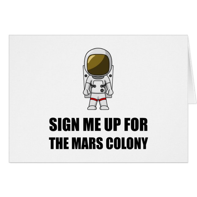 Teken Mars Colony aan (Voorkant Horizontaal)
