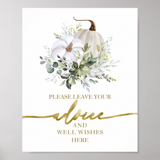 Teken met advies en wensen voor een bruidsuitnodig poster (Voorkant)