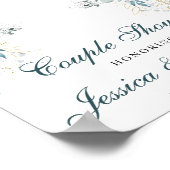 Teken met één Poster voor welkomstbord (Hoek)