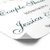 Teken met één Poster voor welkomstbord (Hoek)