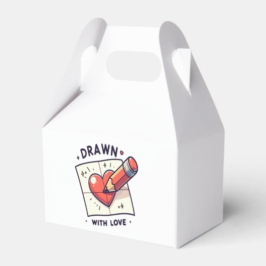Teken met liefde bedankdoosjes (Voorkant Zijde)