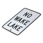 Teken "No Wake Lake" Magneet (Linkerzijde)