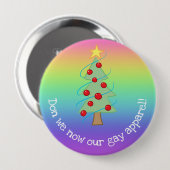 Teken Nu Onze Regenboog Knop Voor Homokleren Ronde Button 4,0 Cm (Voorkant /achterkant)