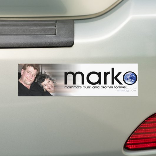 teken o bumpersticker (Op auto)