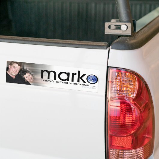 teken o bumpersticker (Op Truck)