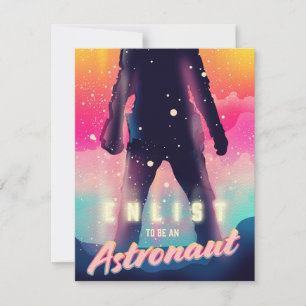 Teken om astronaut te worden