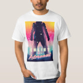 Teken om astronaut te worden t-shirt (Voorkant)