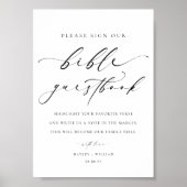 Teken Ons Bijbel Huwelijksgastenboek Poster (Voorkant)