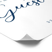 Teken Ons Gastboek | Trouwreceptie Poster (Hoek)