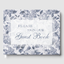 Teken ons gastenboek. Shabby Chic Floral.