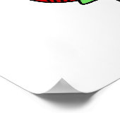 Teken op figuur Baker Mixer Batter Poster (Hoek)