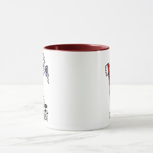 Teken op figuur Dentist Mok (Midden)