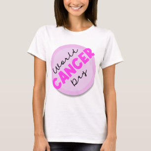 Teken op Wereldkankerdag T-shirt