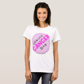 Teken op Wereldkankerdag T-shirt (Voorkant volledig)
