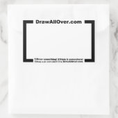 Teken over de hele Sticker (Tas)