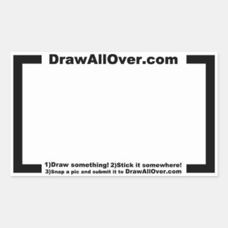 Teken over de hele Sticker