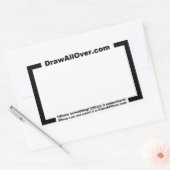 Teken over de hele Sticker (Envelop)