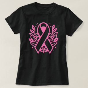Teken Pinklint Borstkanker Bewustzijn T-shirt