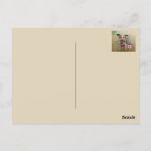 Teken puppy Golden Retriever in het rode pet van d Briefkaart (Achterkant)