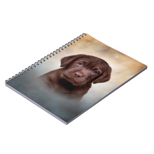 Teken puppy Labrador Notitieboek (Linkerzijde)