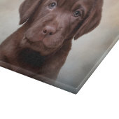 Teken puppy Labrador Snijplank (Hoek)