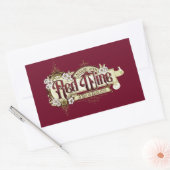  teken Rode Wijndag Rechthoekige Sticker (Envelop)