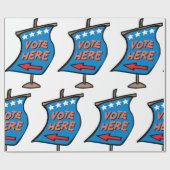 Teken stemmen cadeaupapier (Vlak)