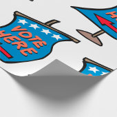 Teken stemmen cadeaupapier