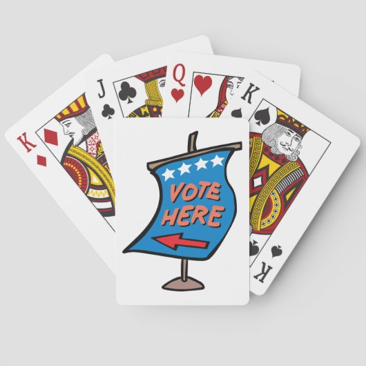 Teken stemmen pokerkaarten (Achterkant)