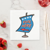 Teken stemmen servet (Insitu)