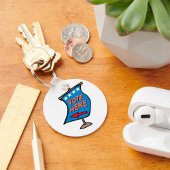 Teken stemmen sleutelhanger