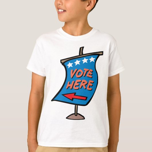 Teken stemmen t-shirt (Voorkant)