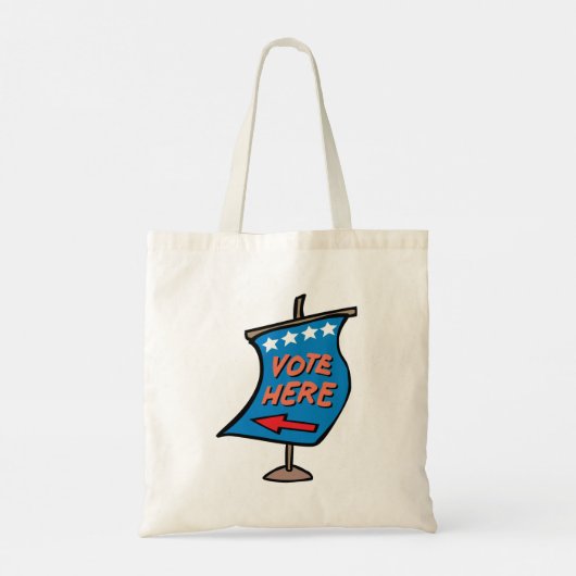 Teken stemmen tote bag (Achterkant)